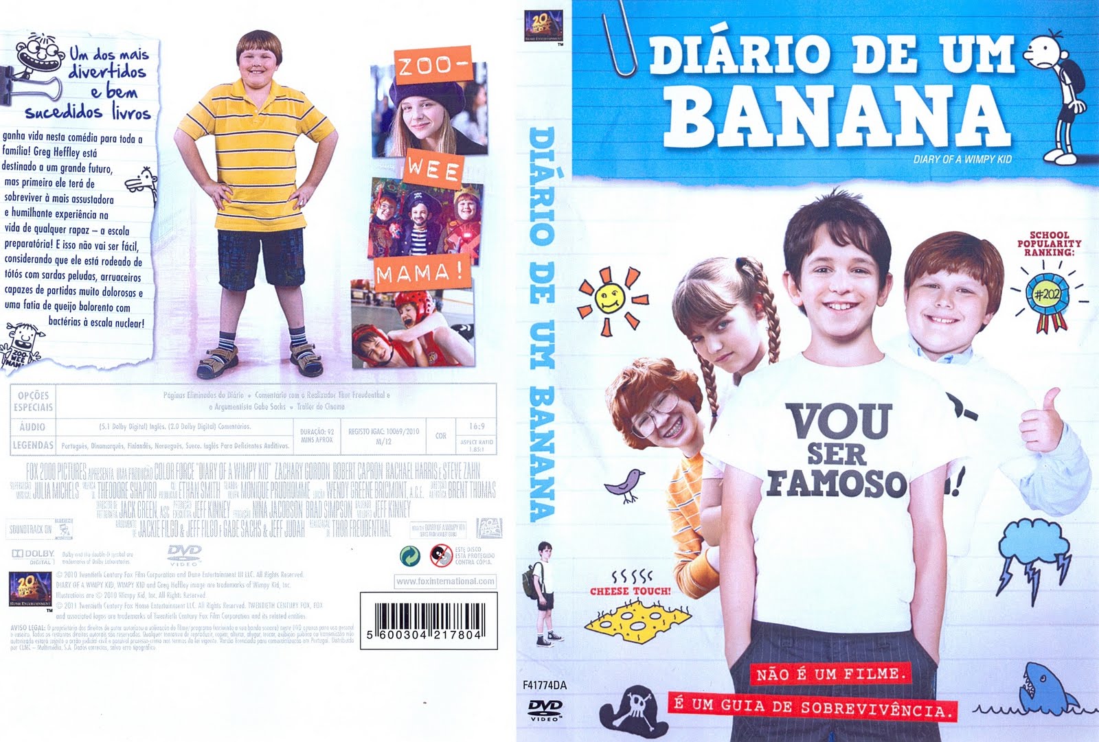 Diário de um Banana (Diary of a Wimpy Kid) - Chloë Moretz Brasil