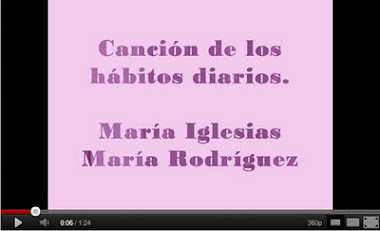 VÍDEO YOUTUBE “CANCIÓN DE LOS HÁBITOS DIARIOS”