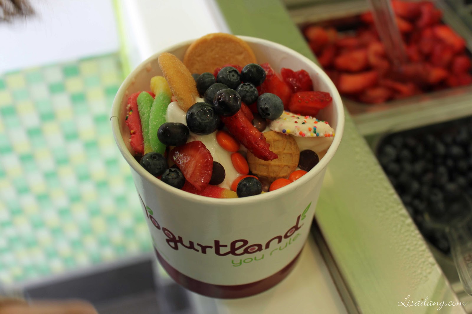 Dang It Delicious Yogurtland...and The Cheesecake Factory at The Grove