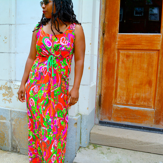 vintage maxi dress