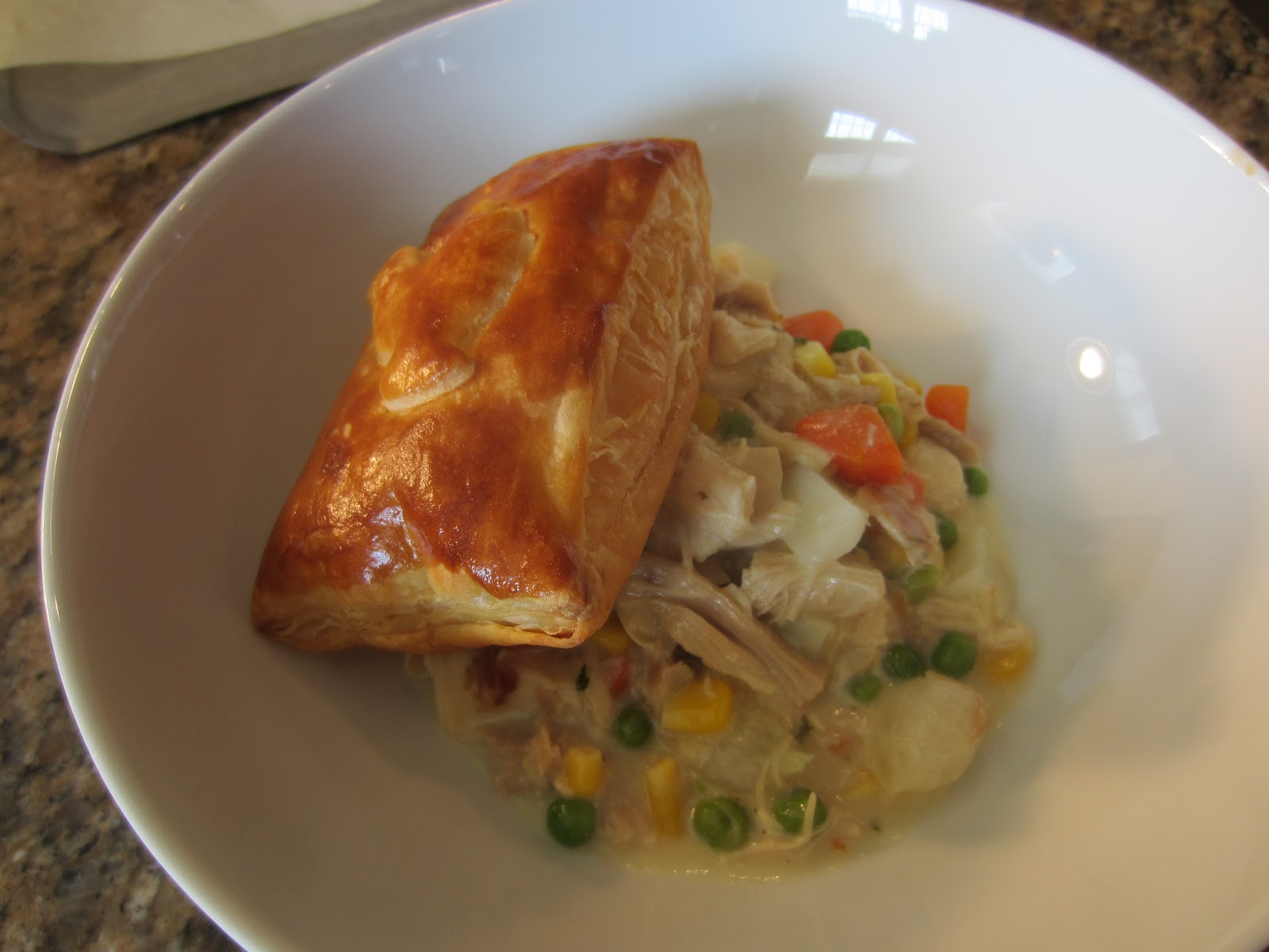 Betty's Kitchen Fare Chicken Pot Pie Deconstructed
