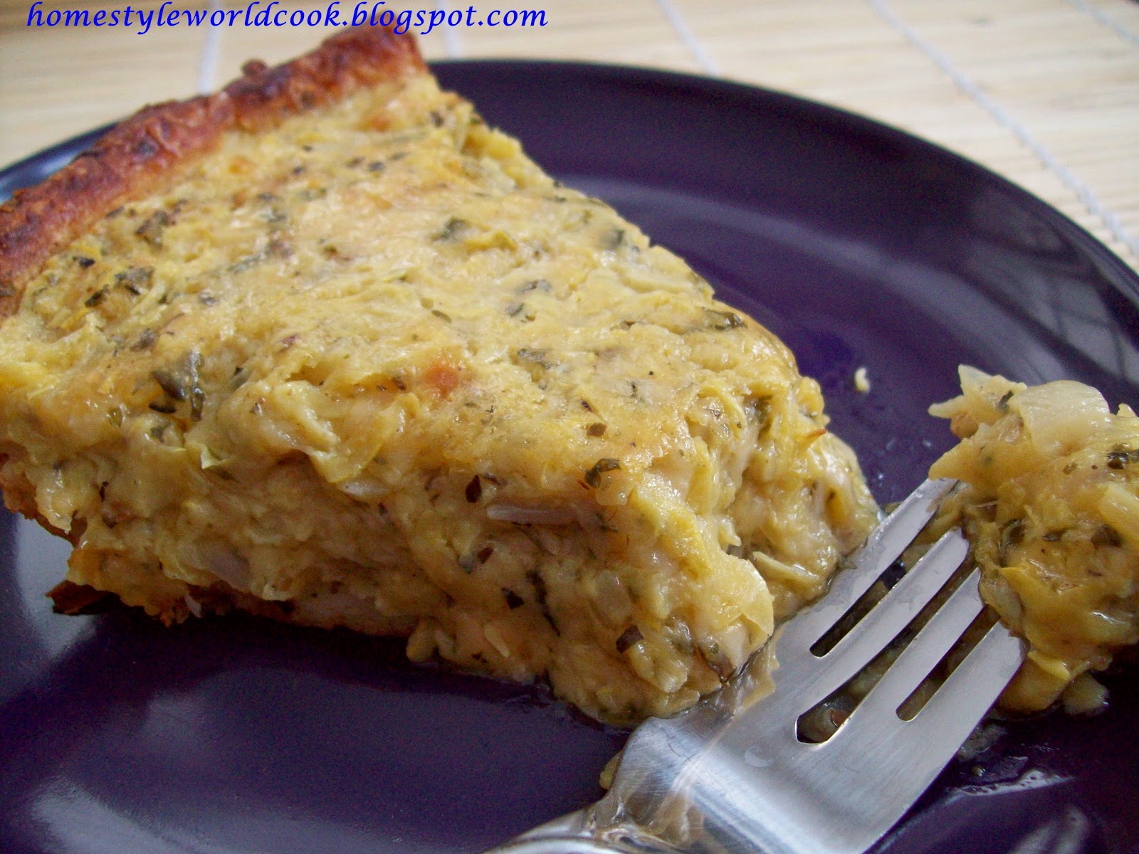 Homestyle Cooking Around The World Zucchini/ Yellow Squash Quiche