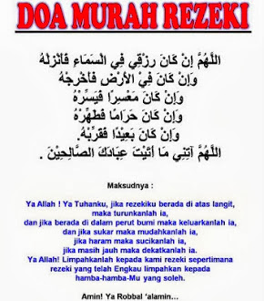 Doa Murah Rezeki