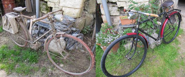 Velo vintage cycles Belfo et Bulldog