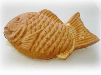 Taiyaki - The Japanese food picture, cake shaped like a fish