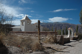 la chiesa di Juella nella quebrada di Humahuaca