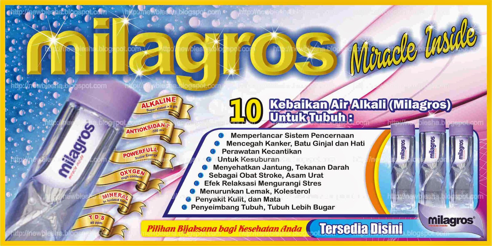 Spanduk Milagros Miracle Inside