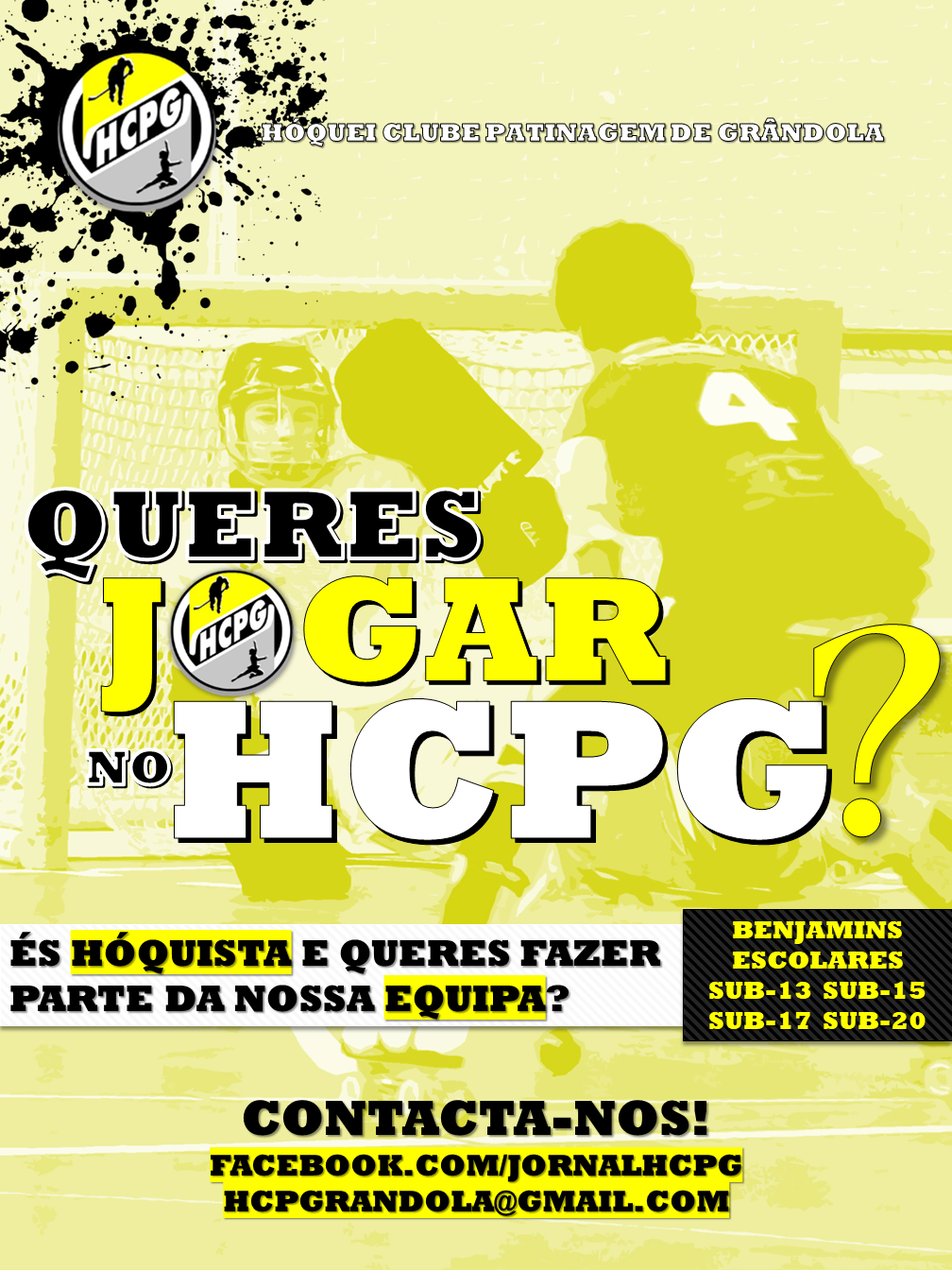 QUERES JOGAR NO HCPG?