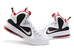 Nike レブロン ジェームズ IX 9 White/Black-Sport Red