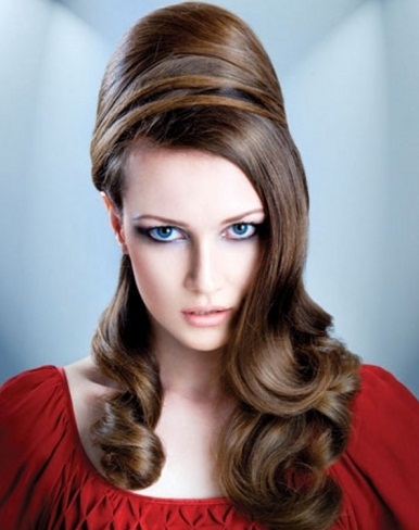 Retro Half Updo Hair Style 2014 Prom Hairstyles 2014