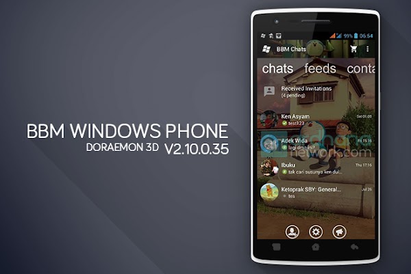 BBM Windows Phone Doraemon - BBM Android V2.10.0.35 BBM Windows Phone Doraemon - BBM Android V2.10.0.35