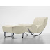 Furniture-Modern leather lounge chair