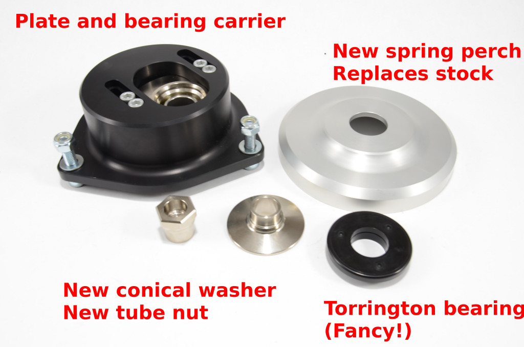 Circuit Motorsports FlatOut HVT Front Camber Plates for Subaru BRZ