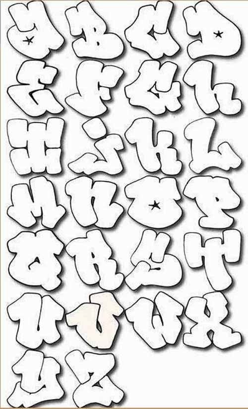 Dream Blog Graffiti Alphabet Fonts