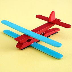 Clothes Pin Airplane