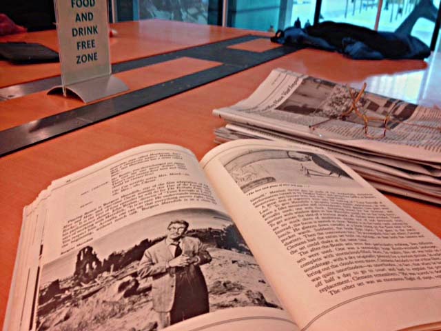 Noticing New York The Library Of The Future Envisioned The 21st Century Library And Beyond Questions Floating In Science Fiction S Crystal Ball