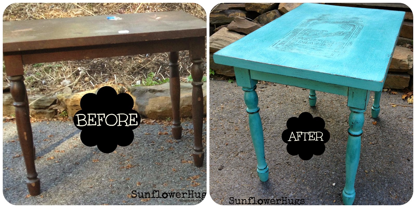 SunflowerHugs Acetone Image Transfer