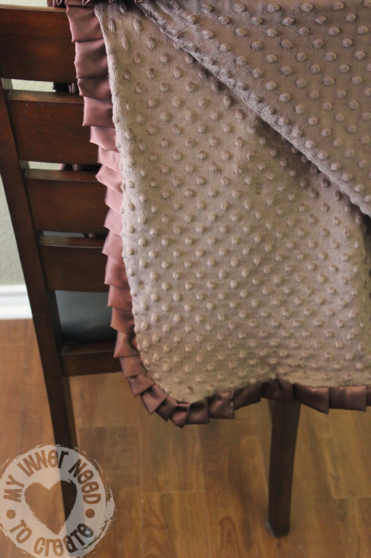 My Inner Need to Create... Pleated Ruffle Blanket