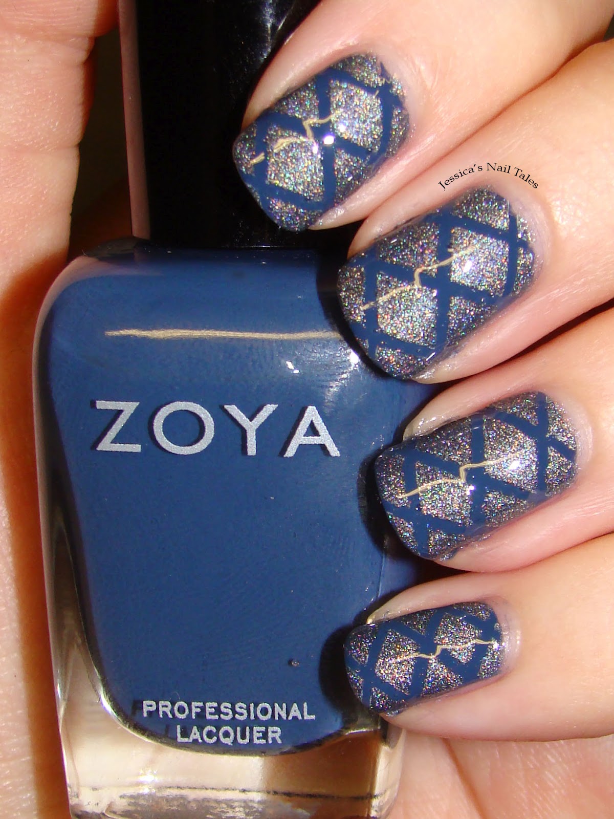 Jessica's Nail Tales Lattice Nail Art