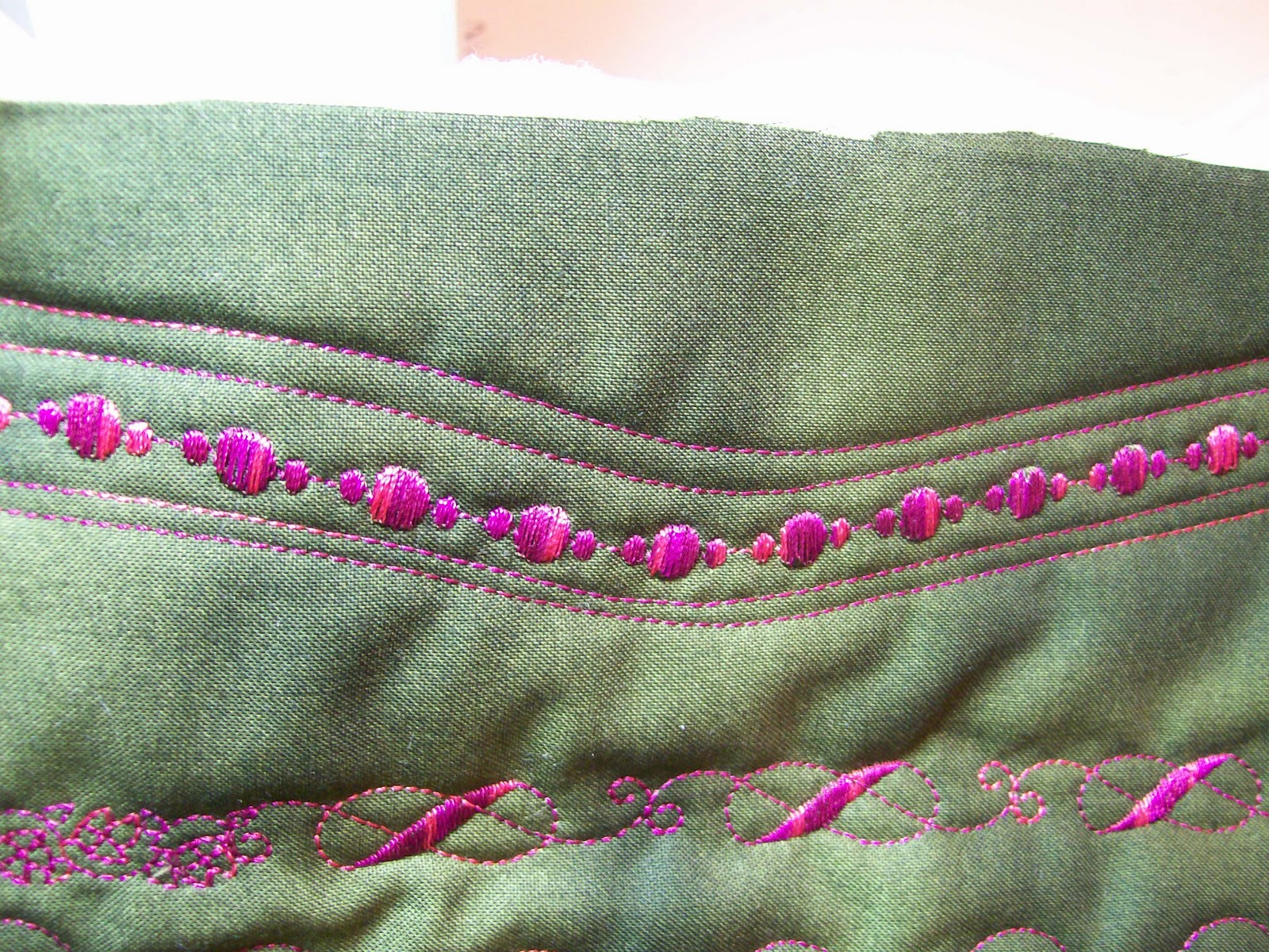 Color Me Quilty Quilting with Decorative Stitches Experiment