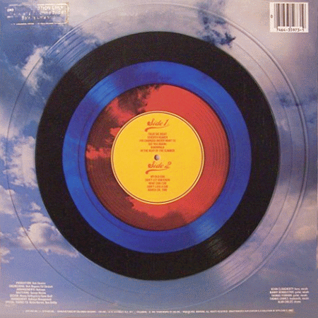BULLSEYE - On Target (1979) back cover
