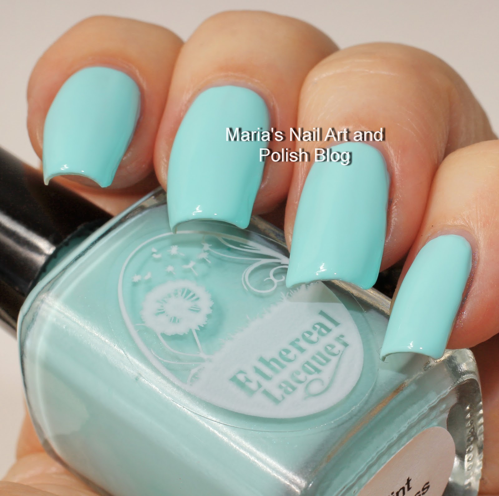 Marias Nail Art and Polish Blog Ethereal Lacquer Mint Madness swatches