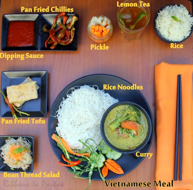 Vietnamese Curry Powder Ribbons to Pastas