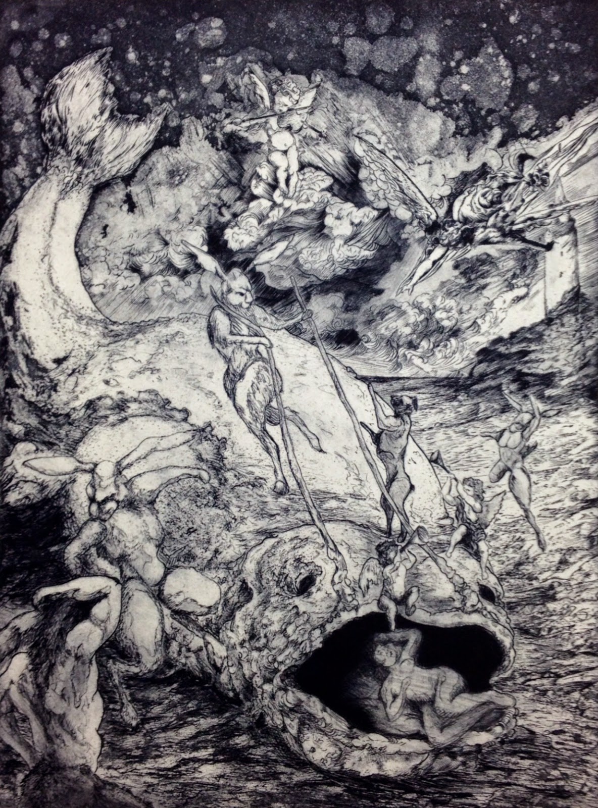 Roulette etching