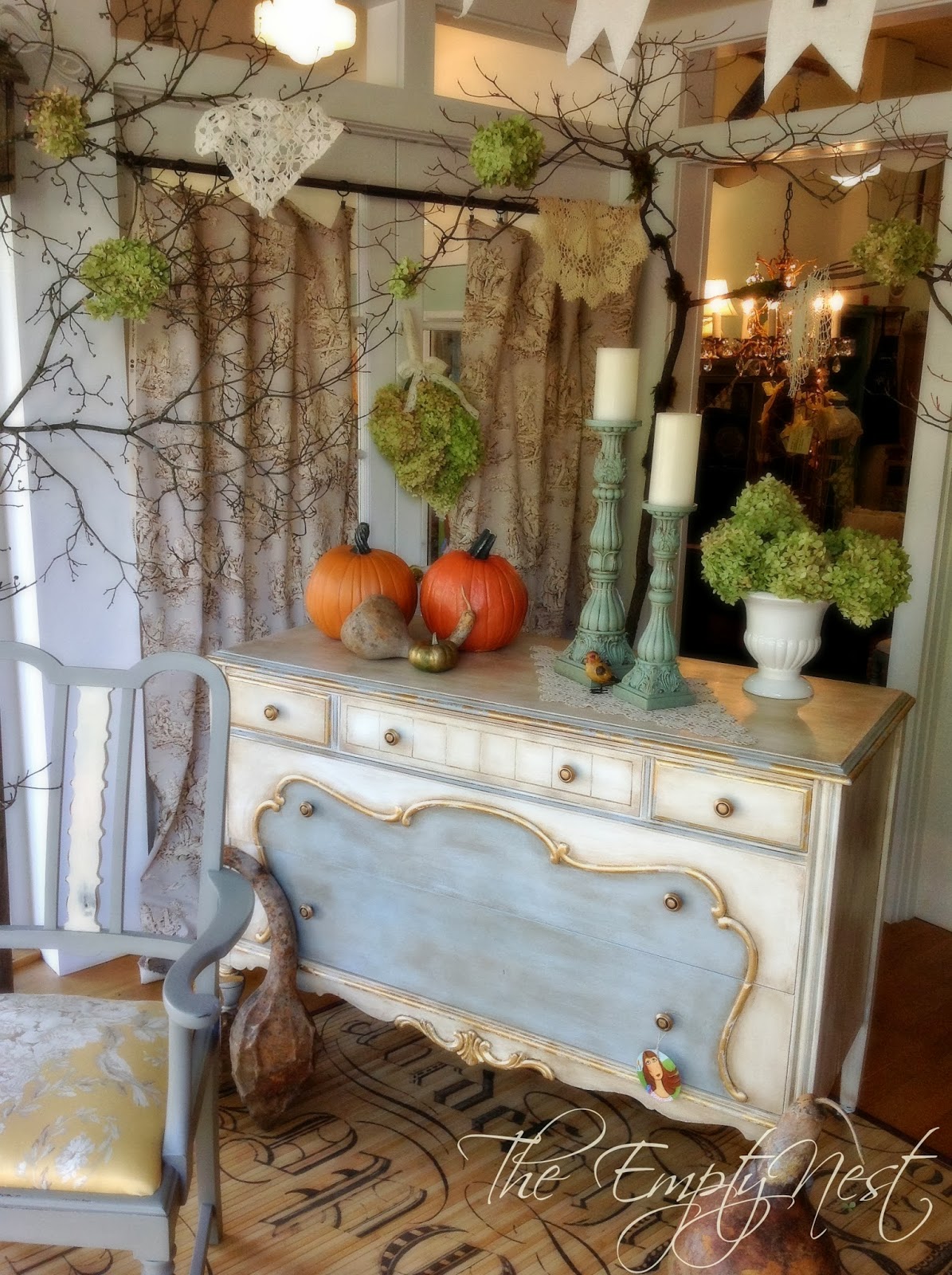 The Empty Nest how to dry brush with Chalk Paint® by Annie Sloan or I