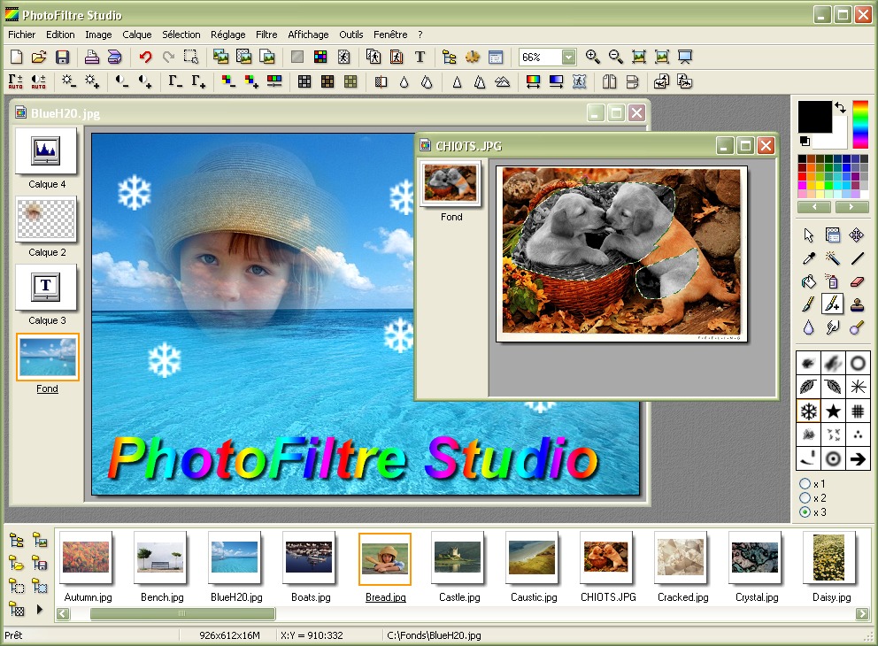 Portable PhotoFiltre screenshot