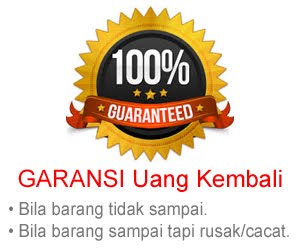 Garansi 100% Uang Kembali