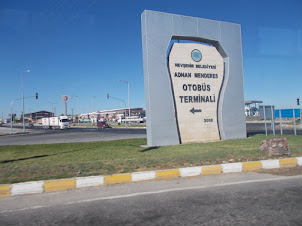 Nevesehir city bus terminus.The important city in Cappadocia region of Turkey.