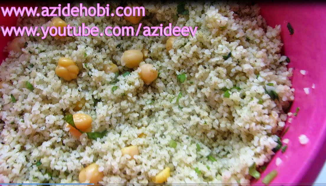 AZIDEHOBI Kurabiye / meyve kurulariyla / Nohutlu salata
