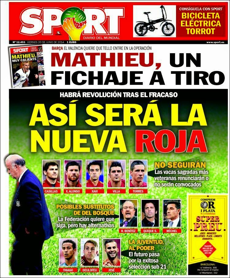 DIARIO SPORT DE ESPANA diario sport de espana: