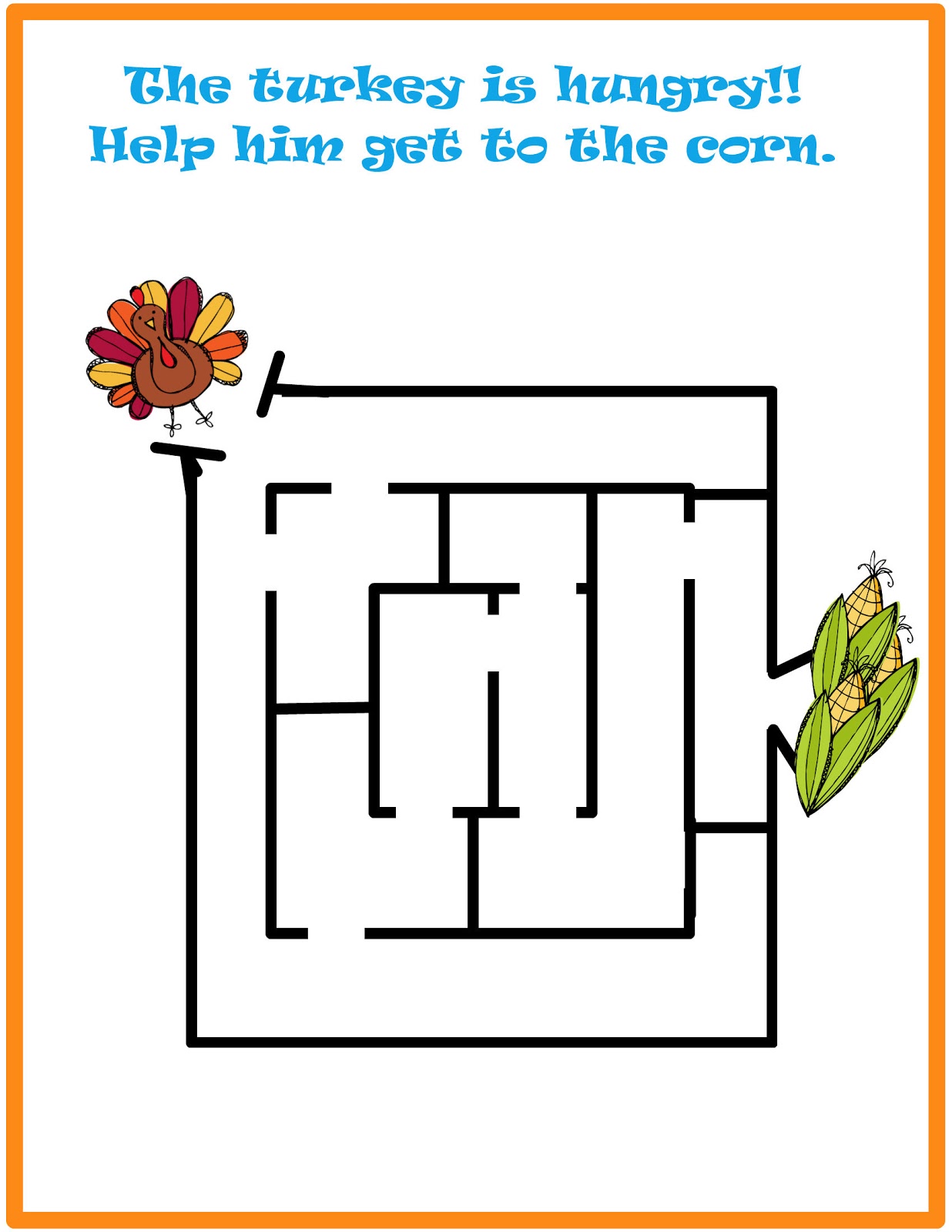 Uncategorized Thanksgiving Mazes 3 day freebie 2012 thanksgiving preschool packet packet