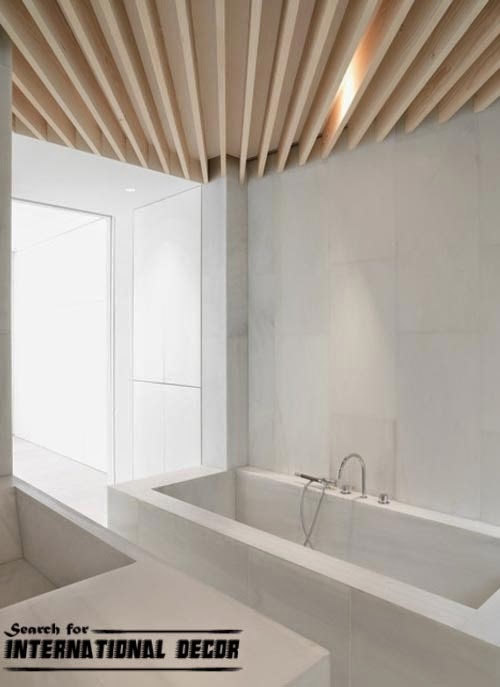 modern wood ceiling designs for bathroom ceiling ideas