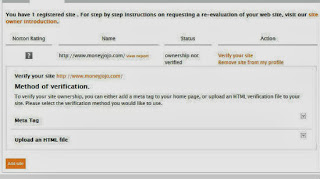 Choose verification method