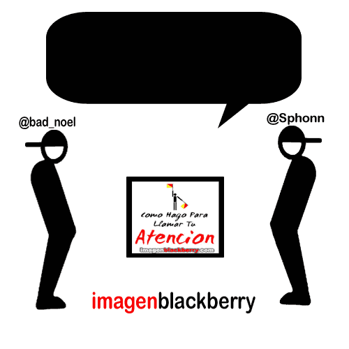 Blackberry messenger @bad_noel y @sphonn:.