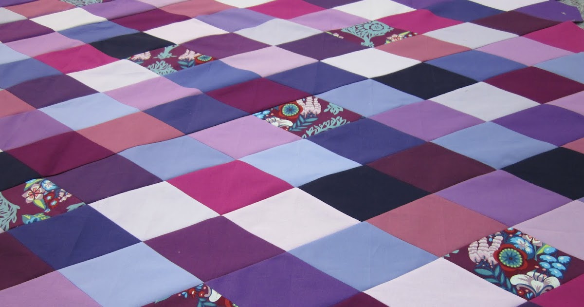 MadeByMeaghan Finally diamond quilt top done!