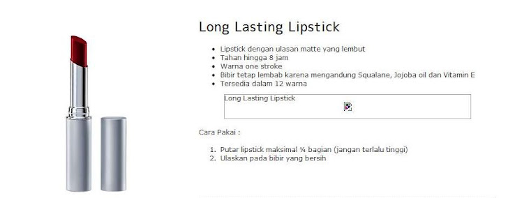 Long Lasting Lipstick -$12.50