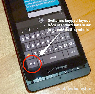 Example: new Apple patent describes on-screen controls for virtual keypad options.
