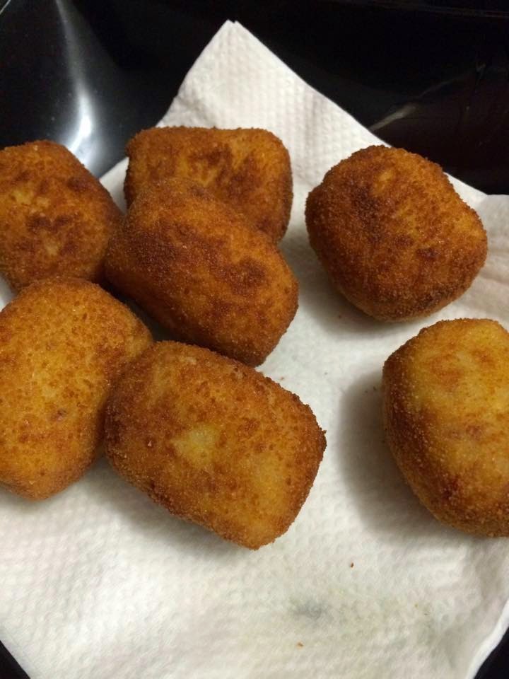 Las Recetas de Lala Croquetas de pollo asado y jamón serrano.