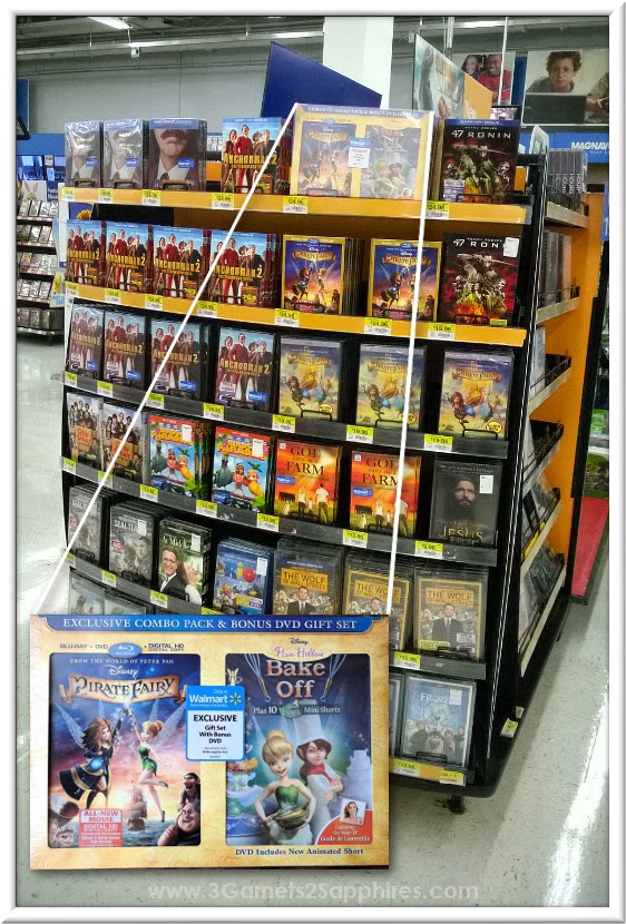 Disney The Pirate Fairy Blu-ray DVD combo with bonus Bake-Off DVD #ProtectPixieHollow #shop #cbias