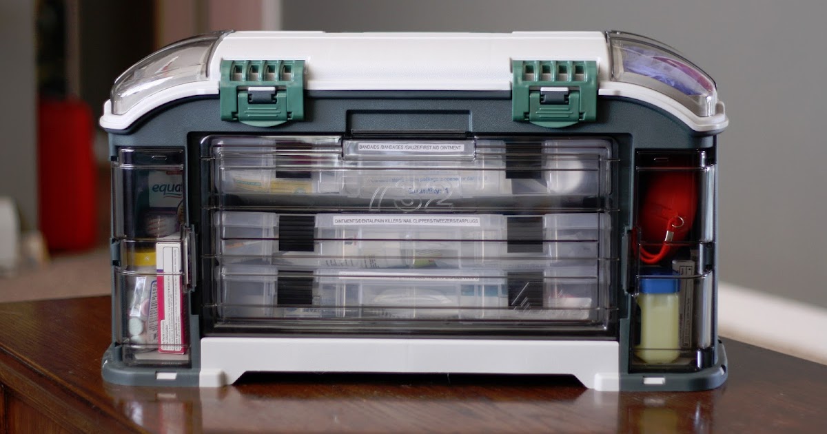 Prepping With NatSprat Tackle Box First Aid Kit