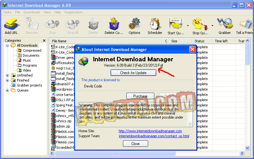 Internet Download Manager V6.05 Build 10 Final