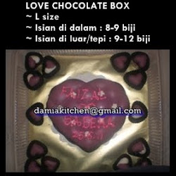 Coklat Love Box (L saiz)