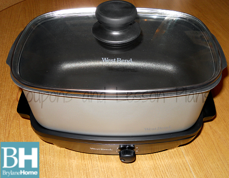 West Bend Versatility Slow Cooker with Thermal Travel Tote and Non