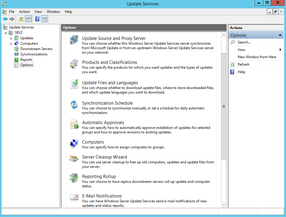 Wsus Administration Console Windows 7