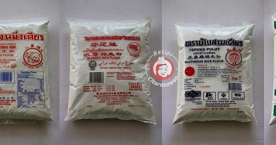 Jenis Jenis Tepung Dalam Penyediaan Kuih Muih Tradisional Blog Kakwan