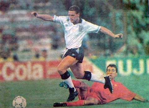 klipingbola: World Cup 1990 England vs Belgium